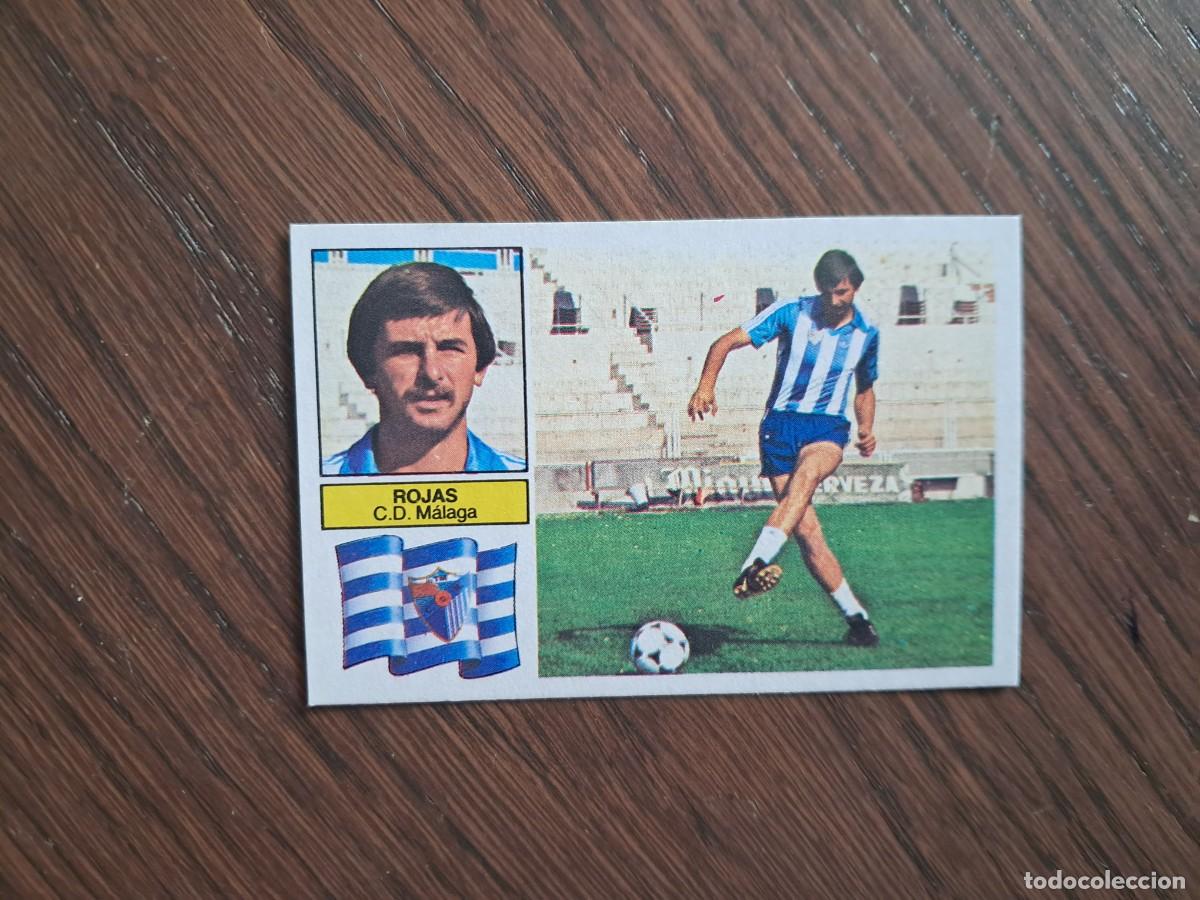 Football Stickers: cromo de futbol, edic. Este, liga 82-83, Rojas, C.D. M&aacute;laga. sin pegar.