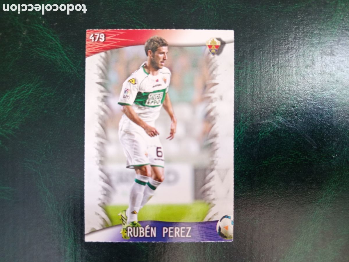Fu&szlig;ball-Sticker: ❇️ CROMO ⚽ RUB&Eacute;N P&Eacute;REZ ELCHE 479 FICHAS LIGA QUIZ GAME 2014 13 14 2013 2014 MUNDICROMO ❇️
