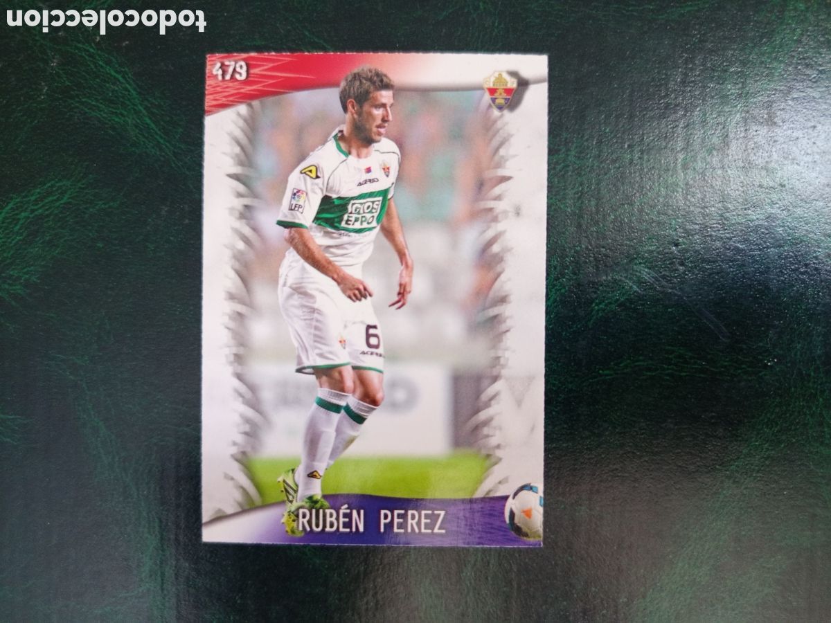 Cromos de f&uacute;tbol: ❇️ CROMO ⚽ RUB&Eacute;N P&Eacute;REZ ELCHE 479 FICHAS LIGA QUIZ GAME 2014 13 14 2013 2014 MUNDICROMO ❇️