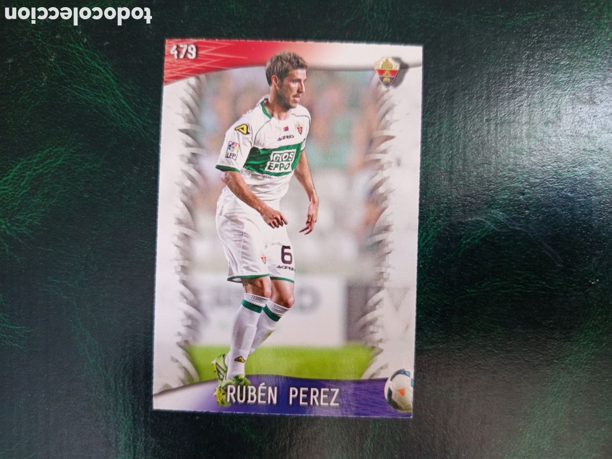 Cromos de f&uacute;tbol: ❇️ CROMO ⚽ RUB&Eacute;N P&Eacute;REZ ELCHE 479 FICHAS LIGA QUIZ GAME 2014 13 14 2013 2014 MUNDICROMO ❇️