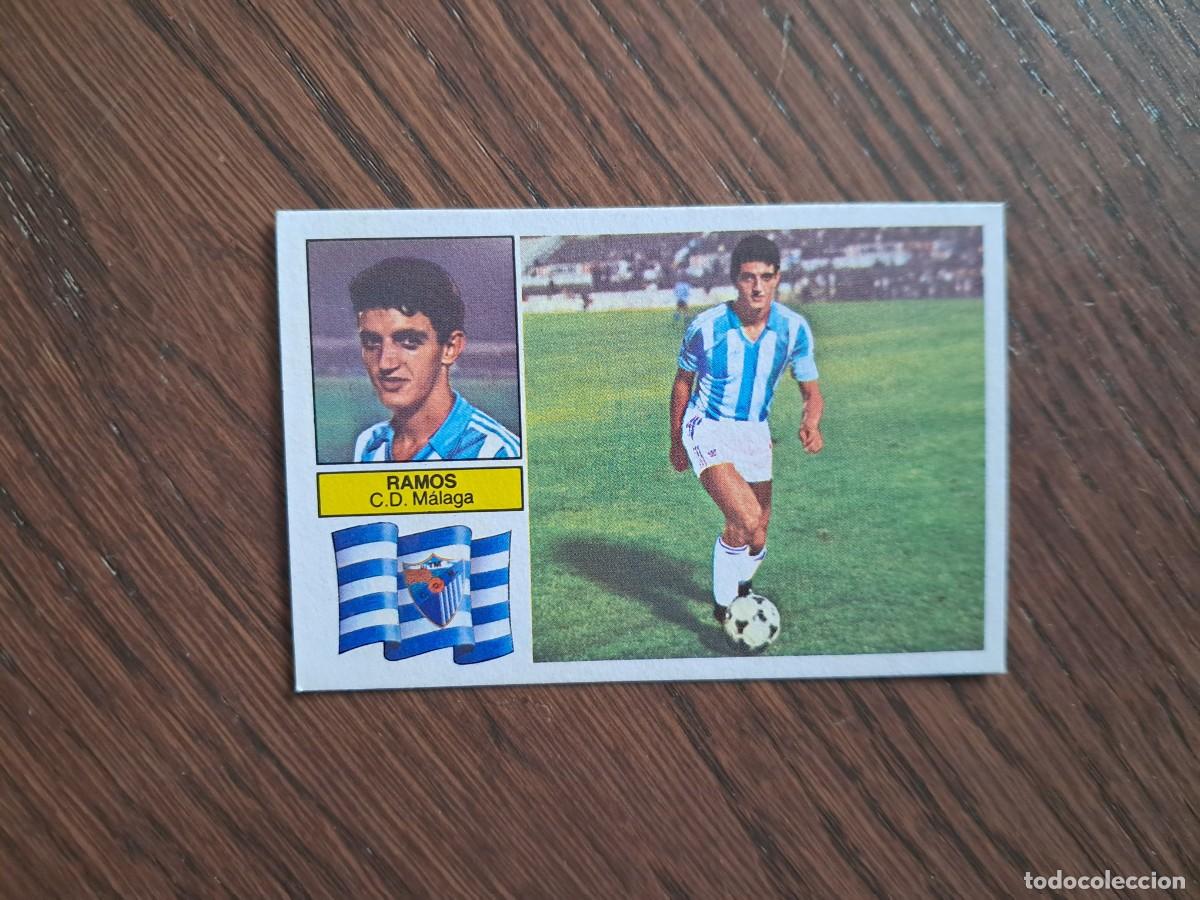 Cromos de f&uacute;tbol: cromo de futbol, edic. Este, liga 82-83, Ramos, C.D. M&aacute;laga. coloca.... sin pegar.