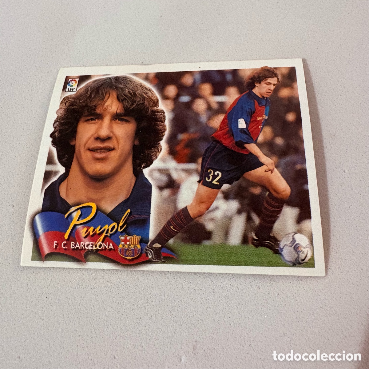 Cromos de f&uacute;tbol: cromo NUEVO del album liga 2000-2001 este fc barcelona puyol