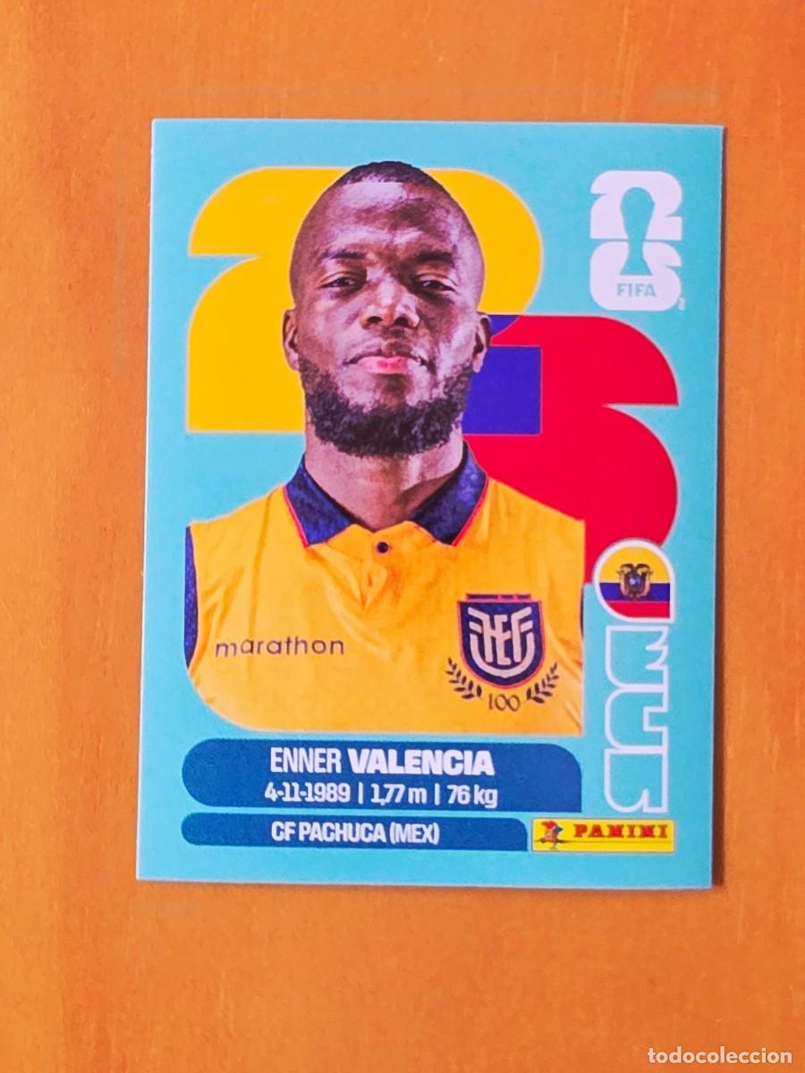 Cromos de f&uacute;tbol: ECU 20 Enner Valencia, Ecuador, Panini FIFA World Cup Mundial 2026 Sticker