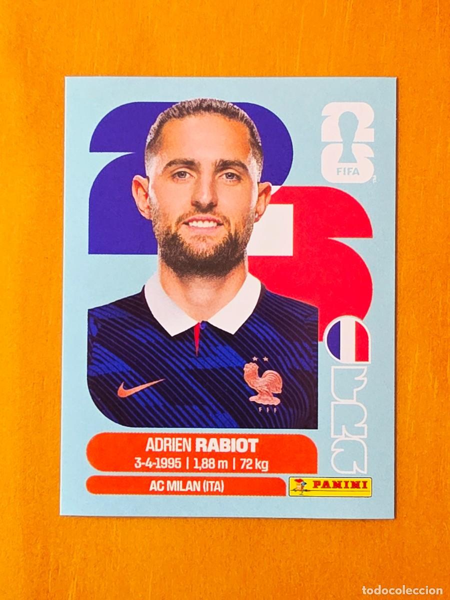 Cromos de f&uacute;tbol: FRA 12 Adrien Rabiot, Francia, Panini FIFA World Cup Mundial 2026 Sticker