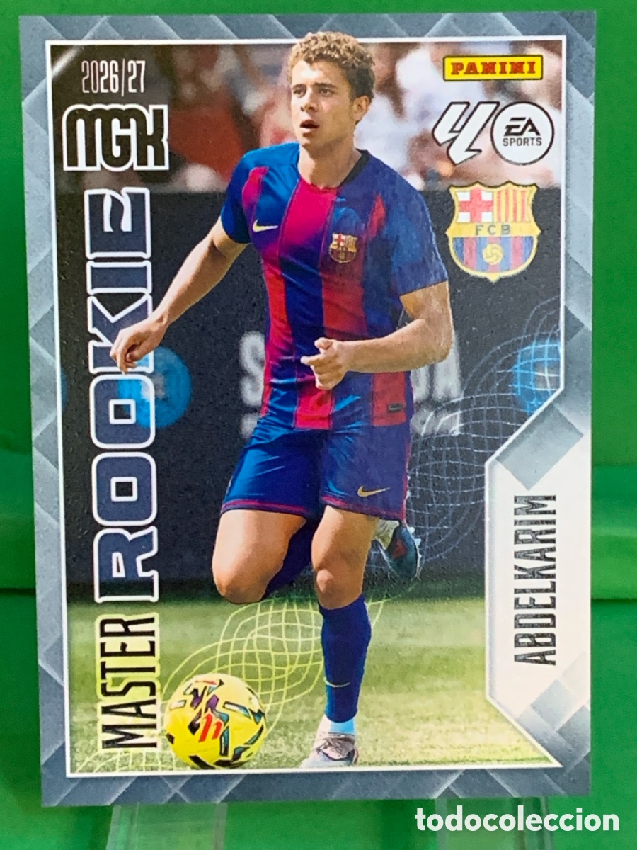 Cromos de f&uacute;tbol: 406 ABDELKARIM BARCELONA MASTER ROOKIE MEGACRACKS LIGA 2026 2027 26 27