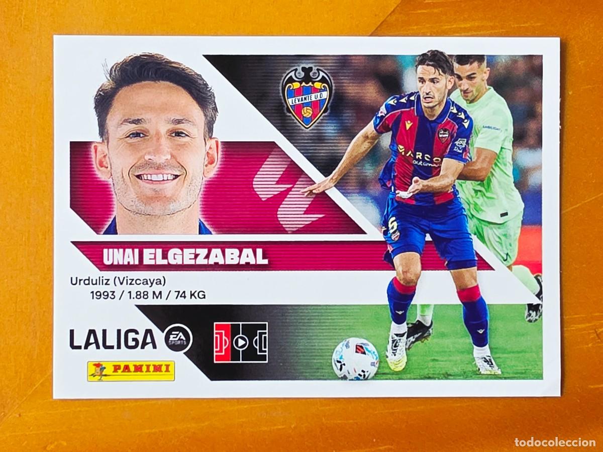 Cromos de f&uacute;tbol: 6 Unai Elgezabal, Levante UD, Panini Ediciones Liga Este 2026 2027 26 27 sin pegar