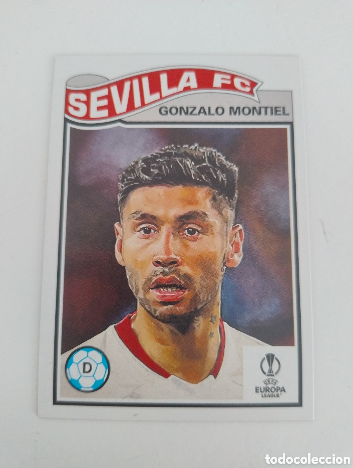 Cromos de f&uacute;tbol: 523 - Gonzalo Montiel - Sevilla - Topps Living Set