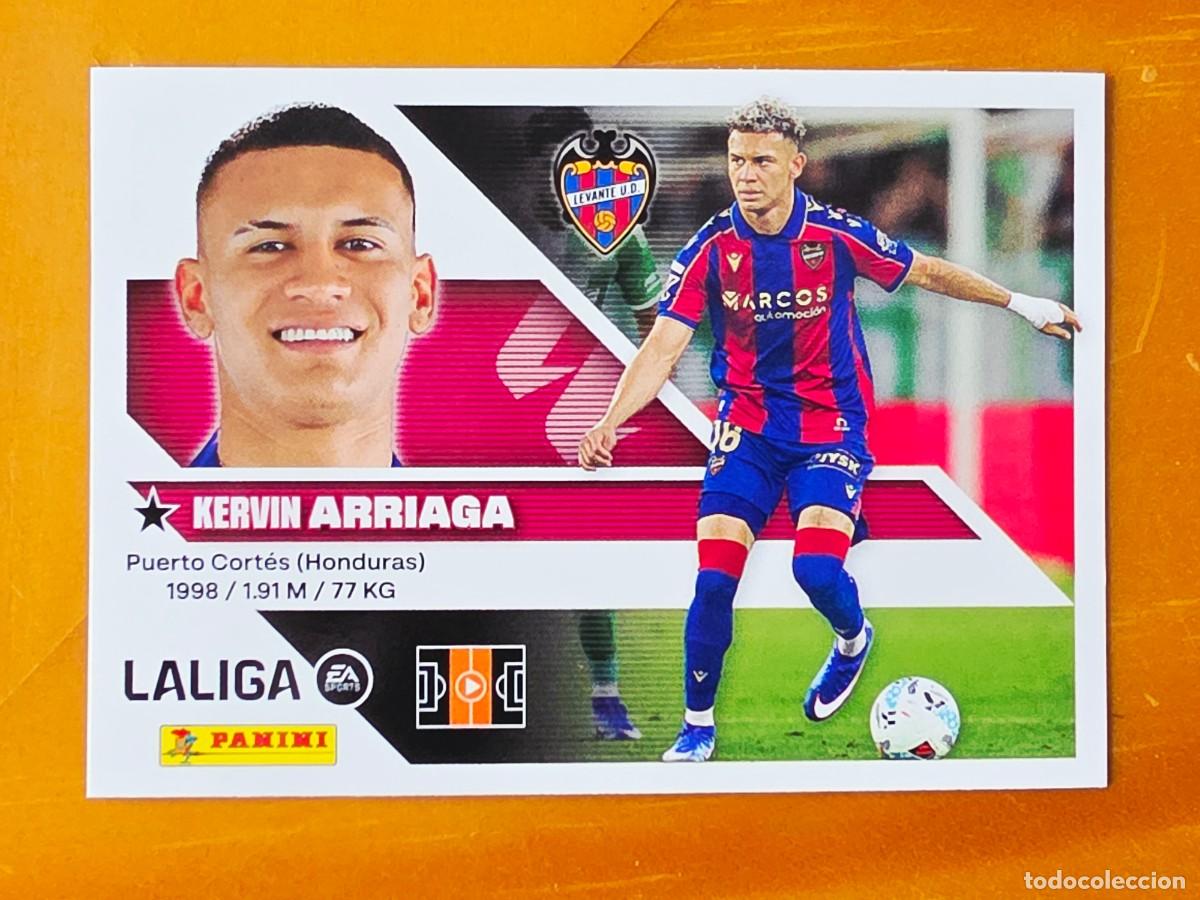 Cromos de f&uacute;tbol: 10 Kevin Arriaga, Levante UD, Panini Ediciones Liga Este 2026 2027 26 27 sin pegar