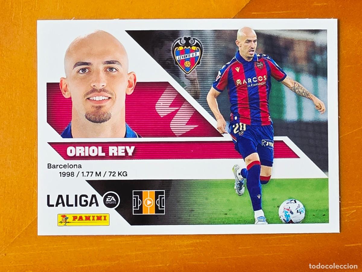 Cromos de f&uacute;tbol: 11 Oriol Rey, Levante UD, Panini Ediciones Liga Este 2026 2027 26 27 sin pegar