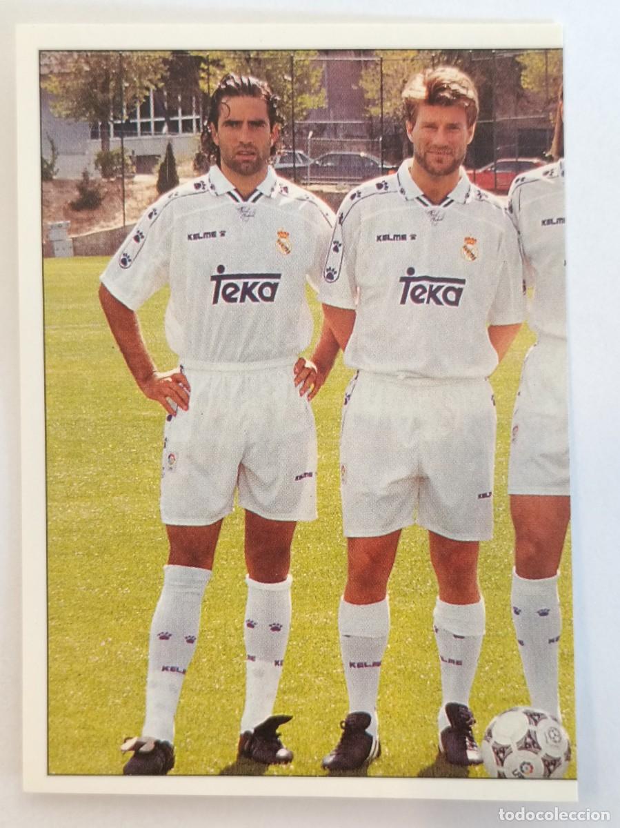 Cromos de f&uacute;tbol: #244 ESNAIDER-LAUDRUP-REDONDO-ZAMORANO-RINCON COLECCION REAL MADRID 95/96 PANINI