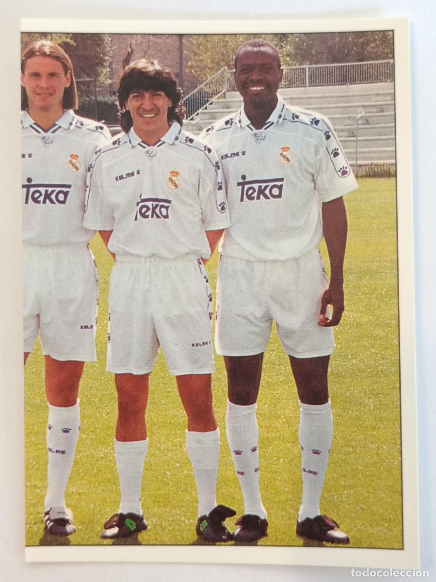 Cromos de f&uacute;tbol: #245 ESNAIDER-LAUDRUP-REDONDO-ZAMORANO-RINCON COLECCION REAL MADRID 95/96 PANINI