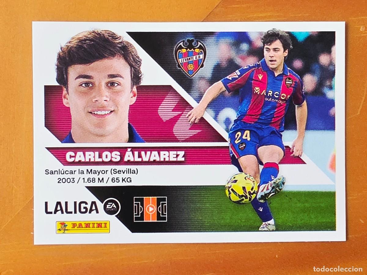 Cromos de f&uacute;tbol: 15 Carlos &Aacute;lvarez, Levante UD, Panini Ediciones Liga Este 2026 2027 26 27 sin pegar
