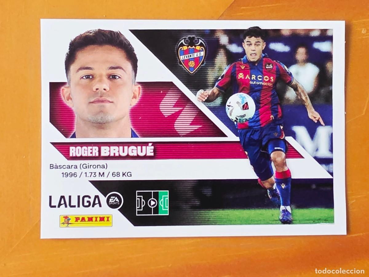 Cromos de f&uacute;tbol: 17 Roger Brugu&eacute;, Levante UD, Panini Ediciones Liga Este 2026 2027 26 27 sin pegar