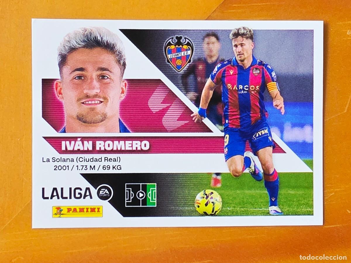 Cromos de f&uacute;tbol: 18 Iv&aacute;n Romero, Levante UD, Panini Ediciones Liga Este 2026 2027 26 27 sin pegar