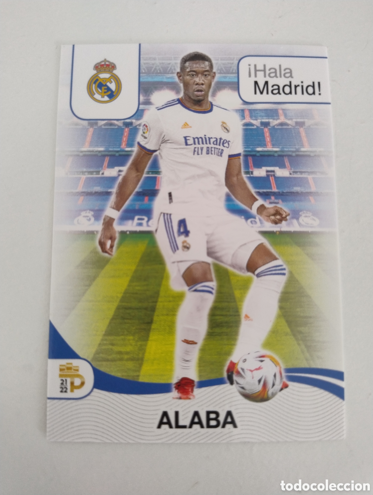 Cromos de f&uacute;tbol: 6 - Alaba - Real Madrid - Panini P&oacute;dium 2022 Hala Madrid