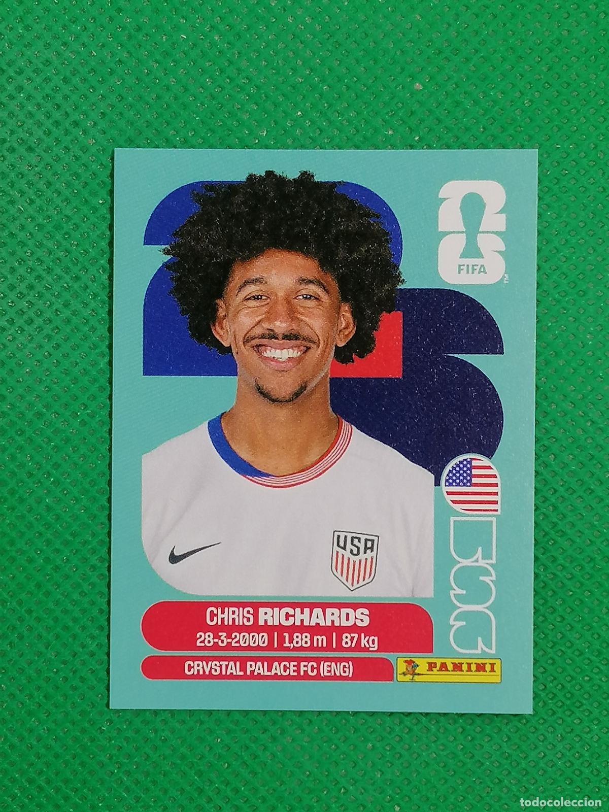 Cromos de f&uacute;tbol: USA 3 USA3 CHRIS RICHARDS USA ⚽ PANINI FIFA MUNDIAL WORLD CUP 26 2026 STICKER ⚽