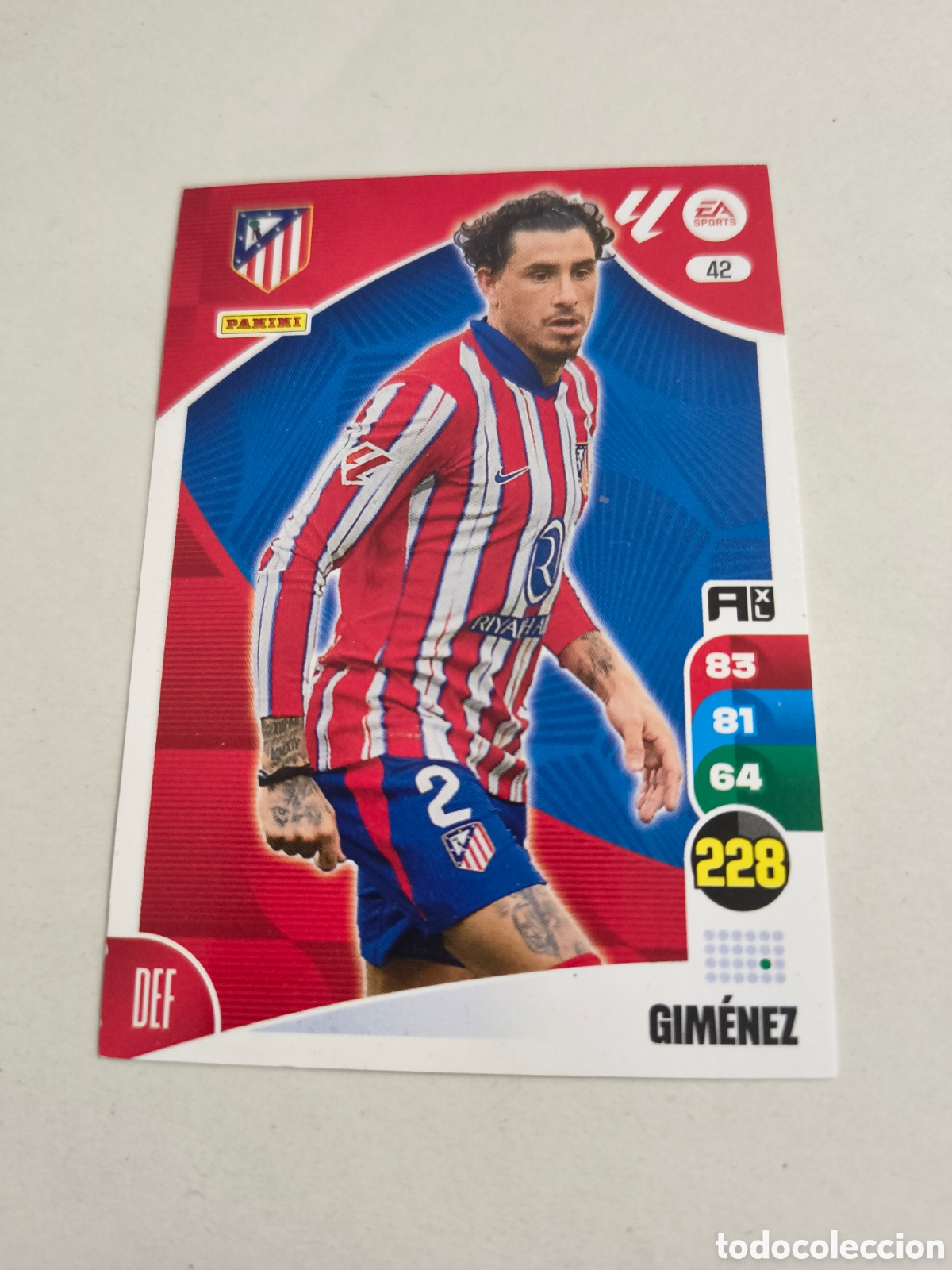 Figurine di Calcio: ADRENALYN XL 2024-25 CROMO 42, GIMENEZ, AT MADRID