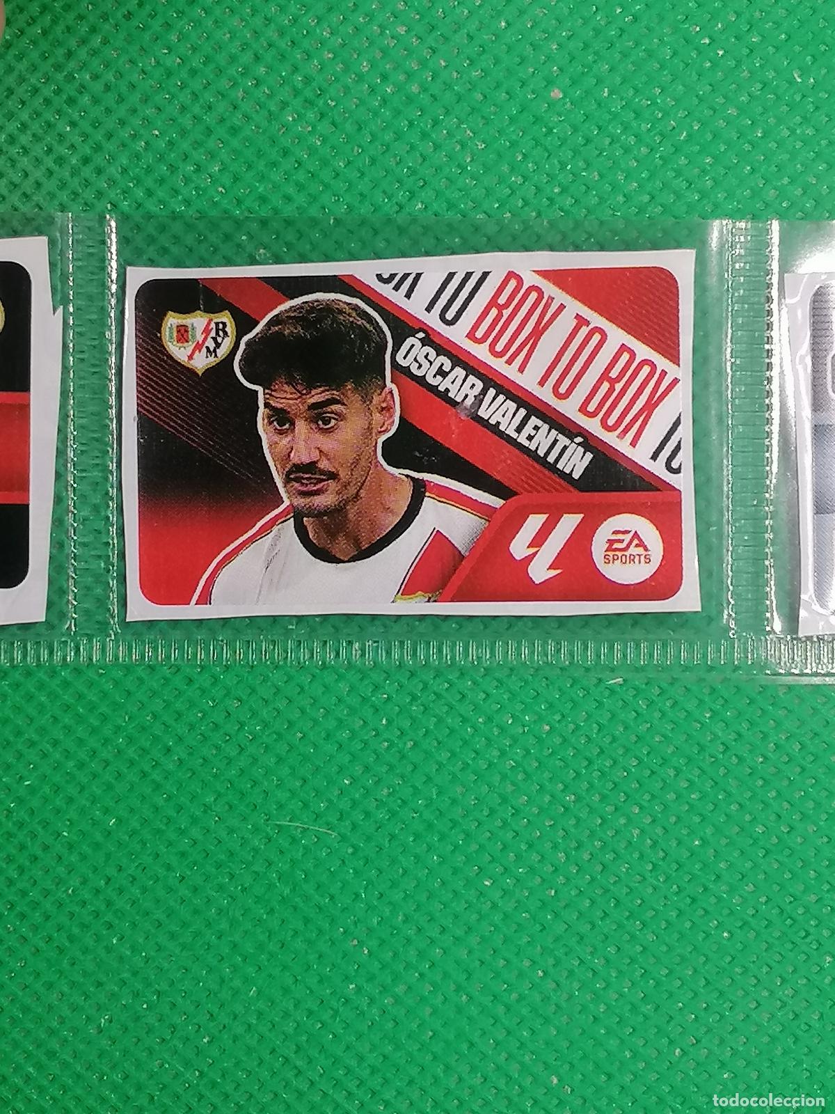 Cromos de f&uacute;tbol: BOX TO BOX OSCAR VALENTIN RAYO VALLECANO CHICLES CHICLE ⚽ PANINI LIGA ESTE 26 27 2026 2027 ⚽