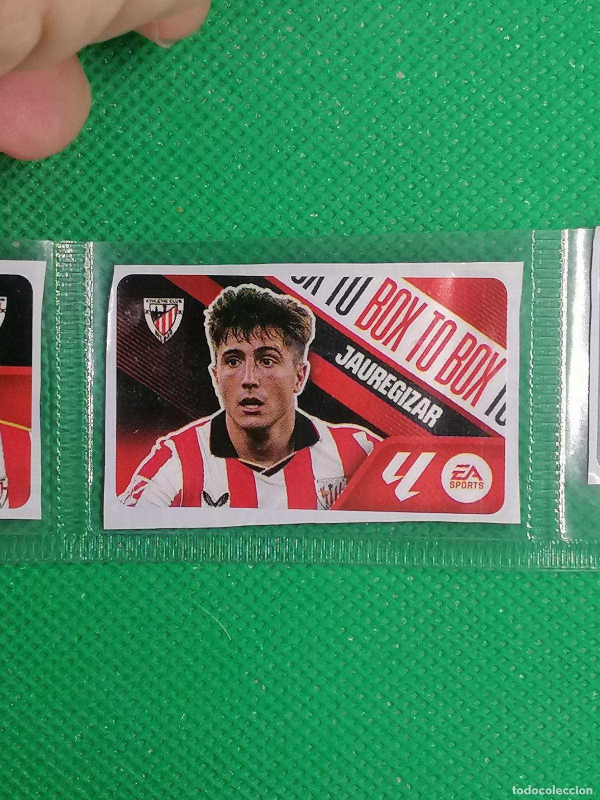 Cromos de f&uacute;tbol: BOX TO BOX JAUREGIZAR ATHLETIC BILBAO CHICLES CHICLE SIN PEGAR ⚽ PANINI LIGA ESTE 26 27 2026 2027 ⚽