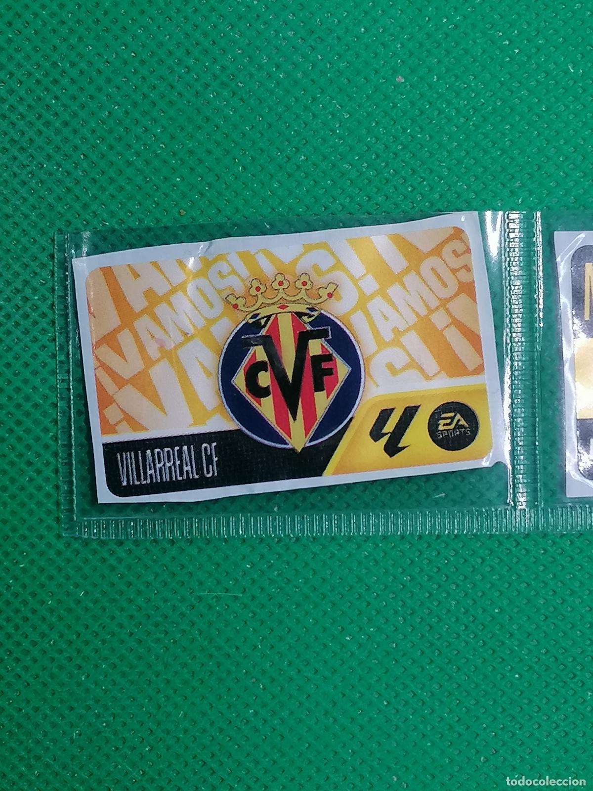 Cromos de f&uacute;tbol: ESCUDO VILLARREAL CHICLES CHICLE SIN PEGAR ⚽ PANINI LIGA ESTE 26 27 2026 2027 ⚽