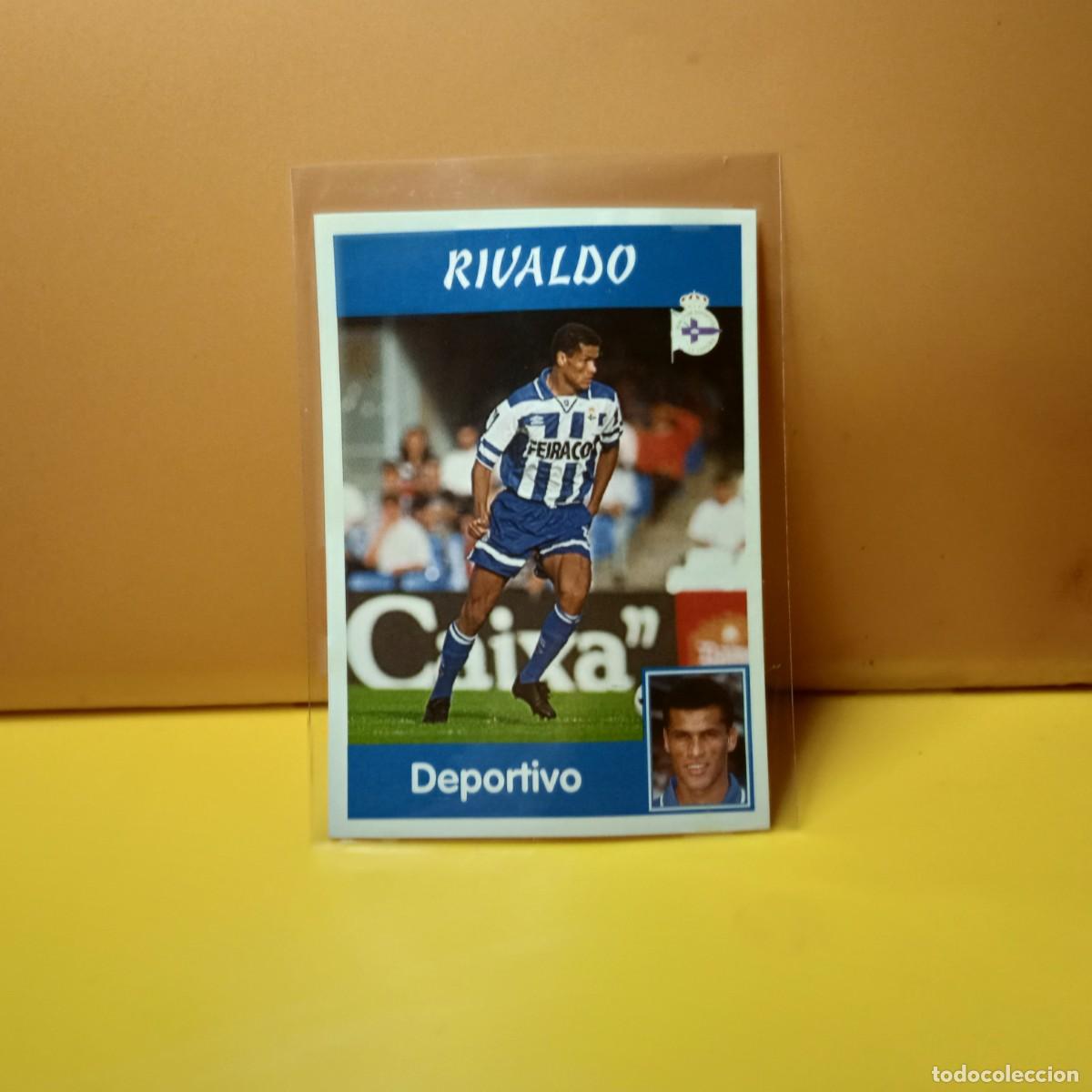 Cromos de f&uacute;tbol: PANINI SPORTS; MEGACRACKS 1997 1998 97 98 DEPORTIVO LA CORU&Ntilde;A RIVALDO 45