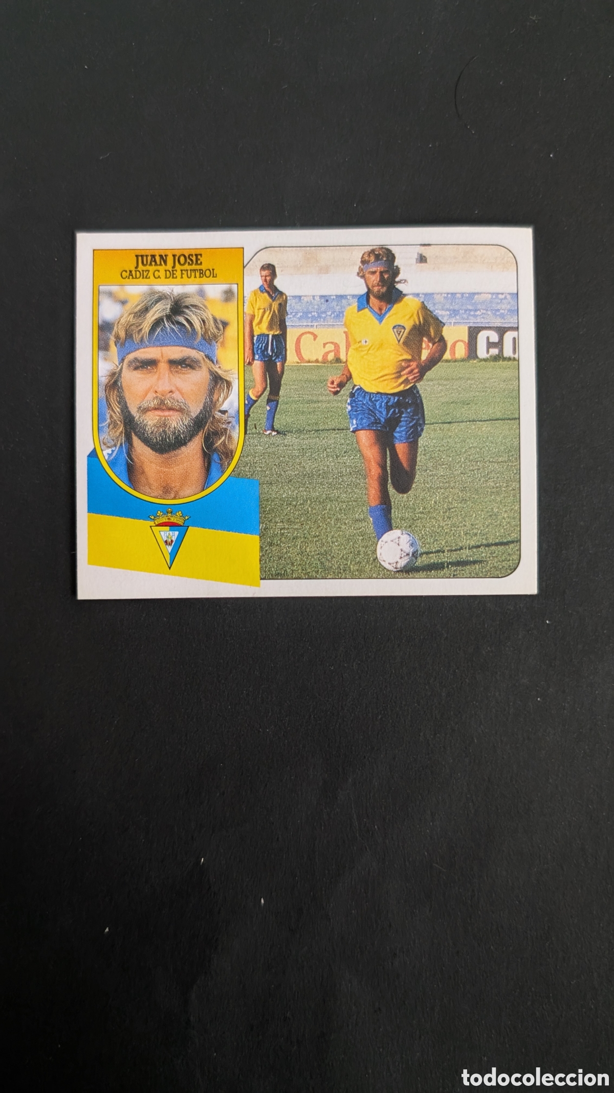 Cromos de f&uacute;tbol: JUAN JOSE CADIZ BAJA CART&Oacute;N LIGA ESTE 1991/92 91 92 NUNCA PEGADO SIN PEGAR