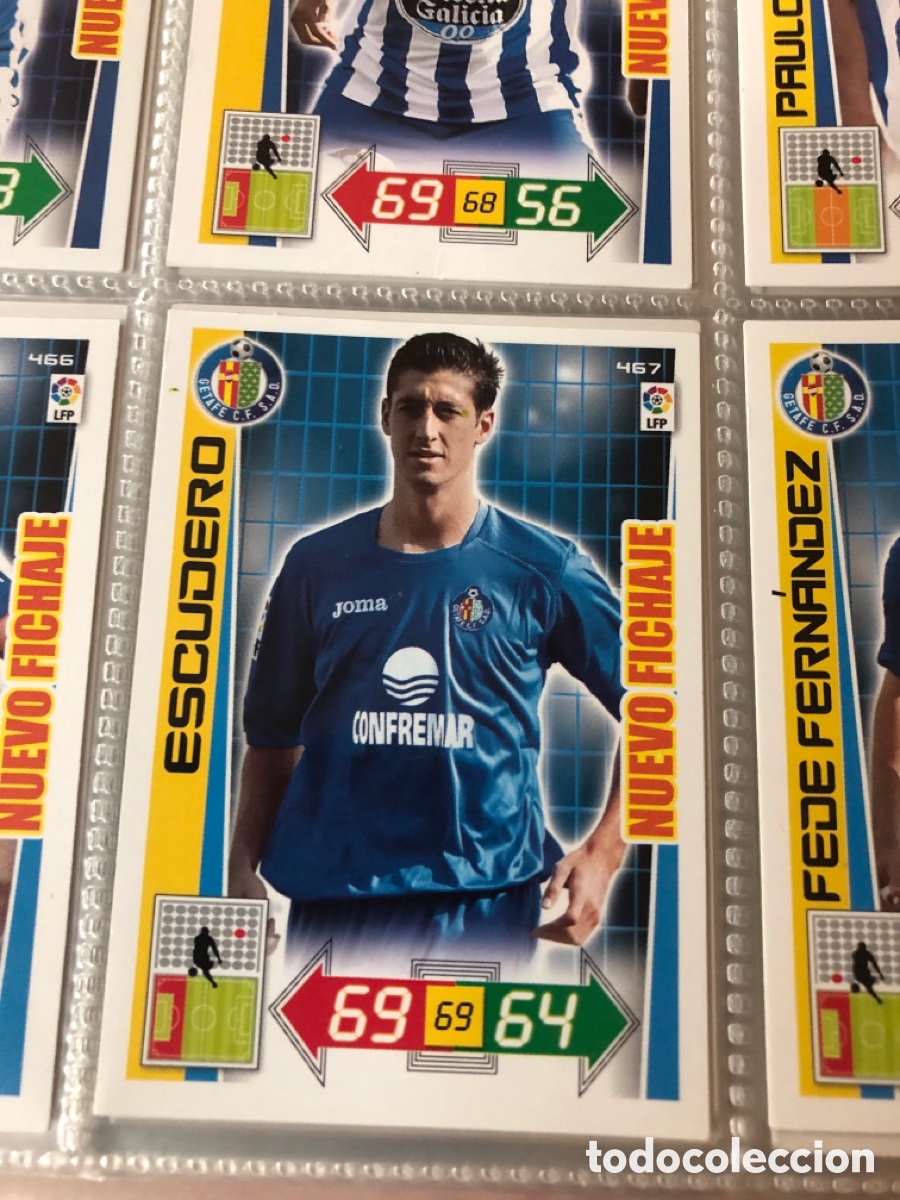 Cromos de f&uacute;tbol: Adrenalyn 2012 2013 nuevo fichaje escudero 467 Getafe