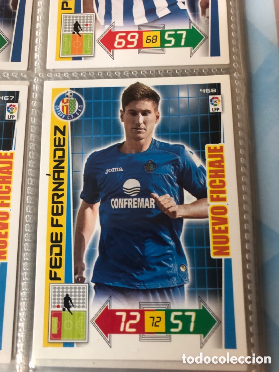 Cromos de f&uacute;tbol: Adrenalyn 2012 2013 nuevo fichaje Luis Fern&aacute;ndez 468 Getafe