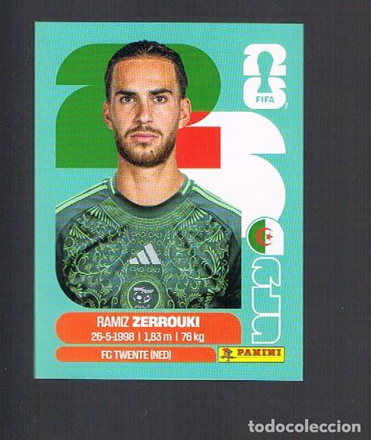 Cromos de f&uacute;tbol: STICKER FIFA WORLD CUP 2026 ALG N&ordm; 11 RAMIZ ZERROUKI ARGELIA