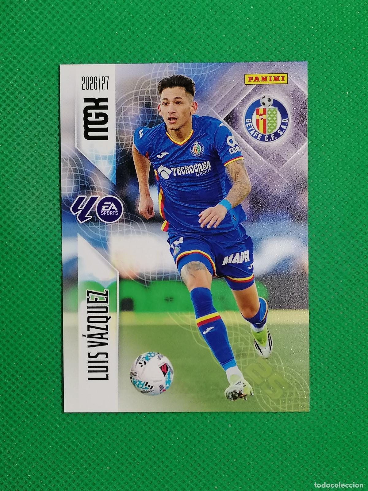 Cromos de f&uacute;tbol: 196 LUIS VAZQUEZ GETAFE ⚽ MEGACRACKS LIGA 2026 2027 26 27 ⚽