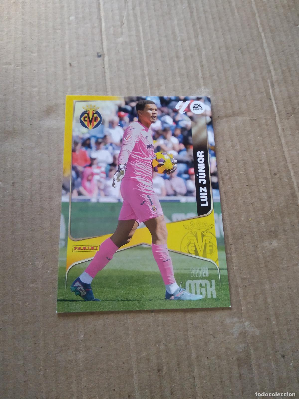 Cromos de f&uacute;tbol: 362 LUIZ JUNIOR VILLARREAL CROMO FUTBOL PANINI LIGA MGKS 25-26 MEGACRACKS 2025-2026