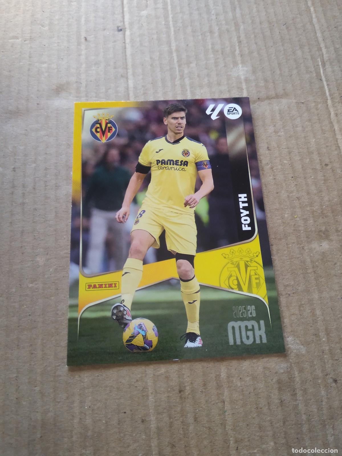 Cromos de f&uacute;tbol: 365 FOYTH VILLARREAL CROMO FUTBOL PANINI LIGA MGKS 25-26 MEGACRACKS 2025-2026