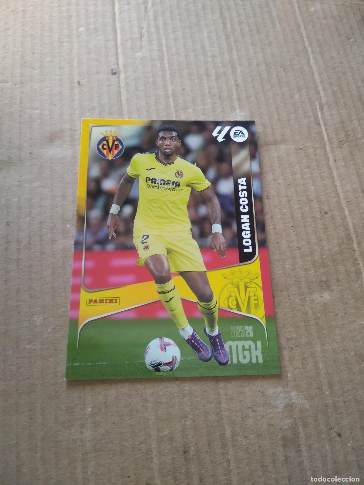 Cromos de f&uacute;tbol: 366 LOGAN COSTA VILLARREAL CROMO FUTBOL PANINI LIGA MGKS 25-26 MEGACRACKS 2025-2026