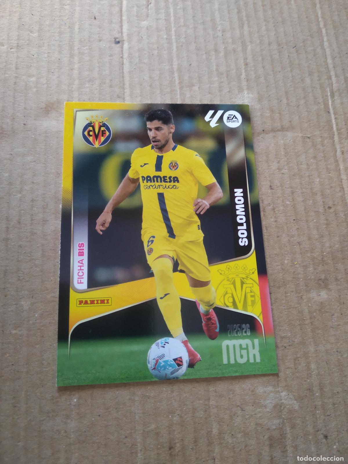 Cromos de f&uacute;tbol: 374 BIS SOLOMON VILLARREAL CROMO FUTBOL PANINI LIGA MGKS 25-26 MEGACRACKS 2025-2026