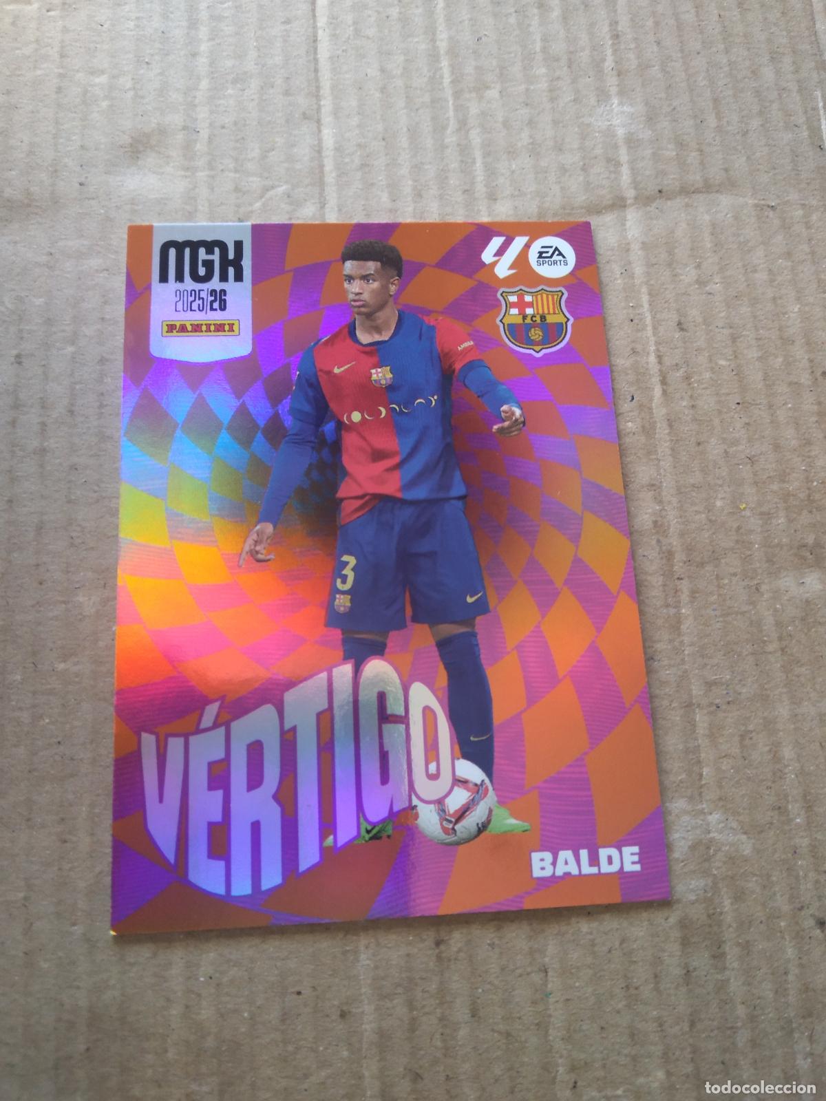 Cromos de f&uacute;tbol: 380 BALDE BARCELONA BAR&Ccedil;A CROMO FUTBOL PANINI LIGA MGKS 25-26 MEGACRACKS 2025-2026