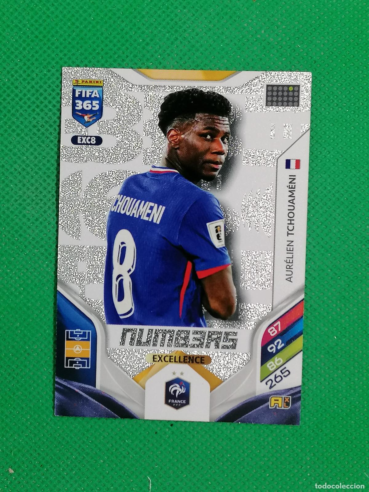 Cromos de f&uacute;tbol: EXC 8 EXC8 TCHOUAMENI FRANCIA NUMBERS EXCELLENCE ⚽ PANINI ADRENALYN FIFA 365 2025 2026 25 26 ⚽