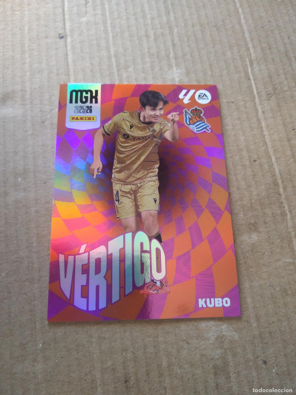 Cromos de f&uacute;tbol: 384 KUBO REAL SOCIEDAD CROMO FUTBOL PANINI LIGA MGKS 25-26 MEGACRACKS 2025-2026