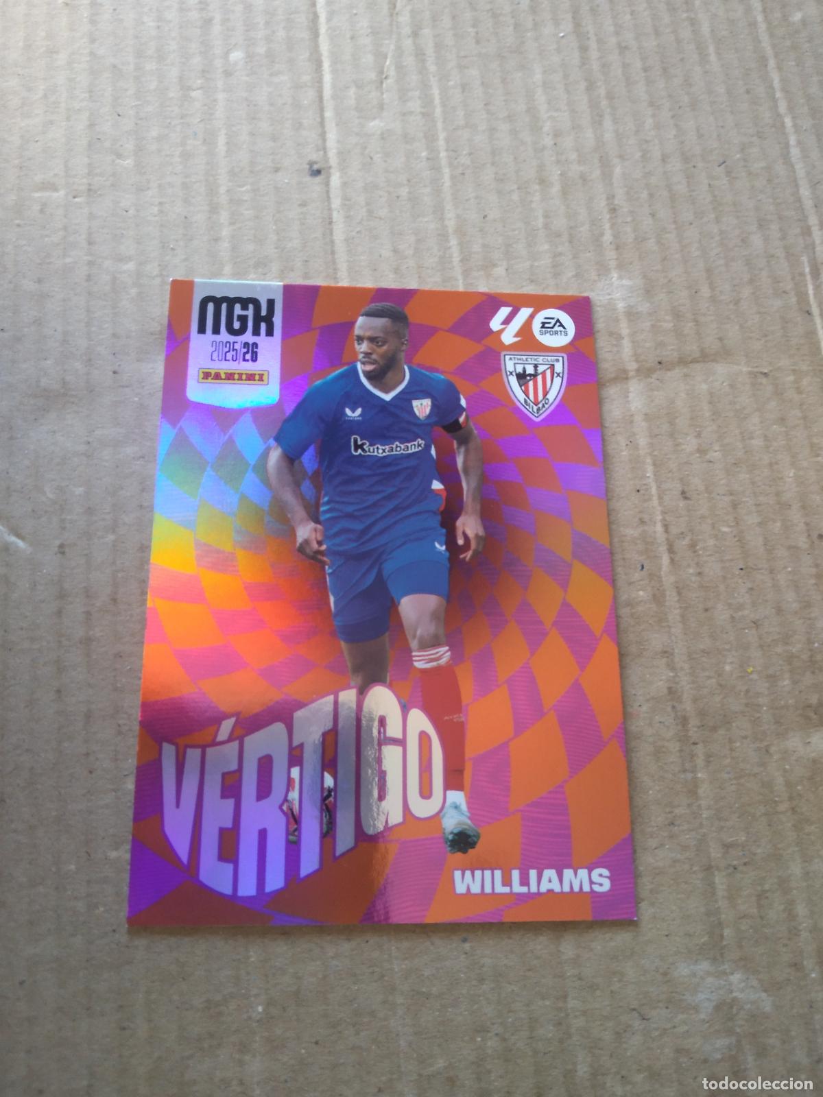 Cromos de f&uacute;tbol: 386 WILLIAMS ATHLETIC CLUB BILBAO CROMO FUTBOL PANINI LIGA MGKS 25-26 MEGACRACKS 2025-2026