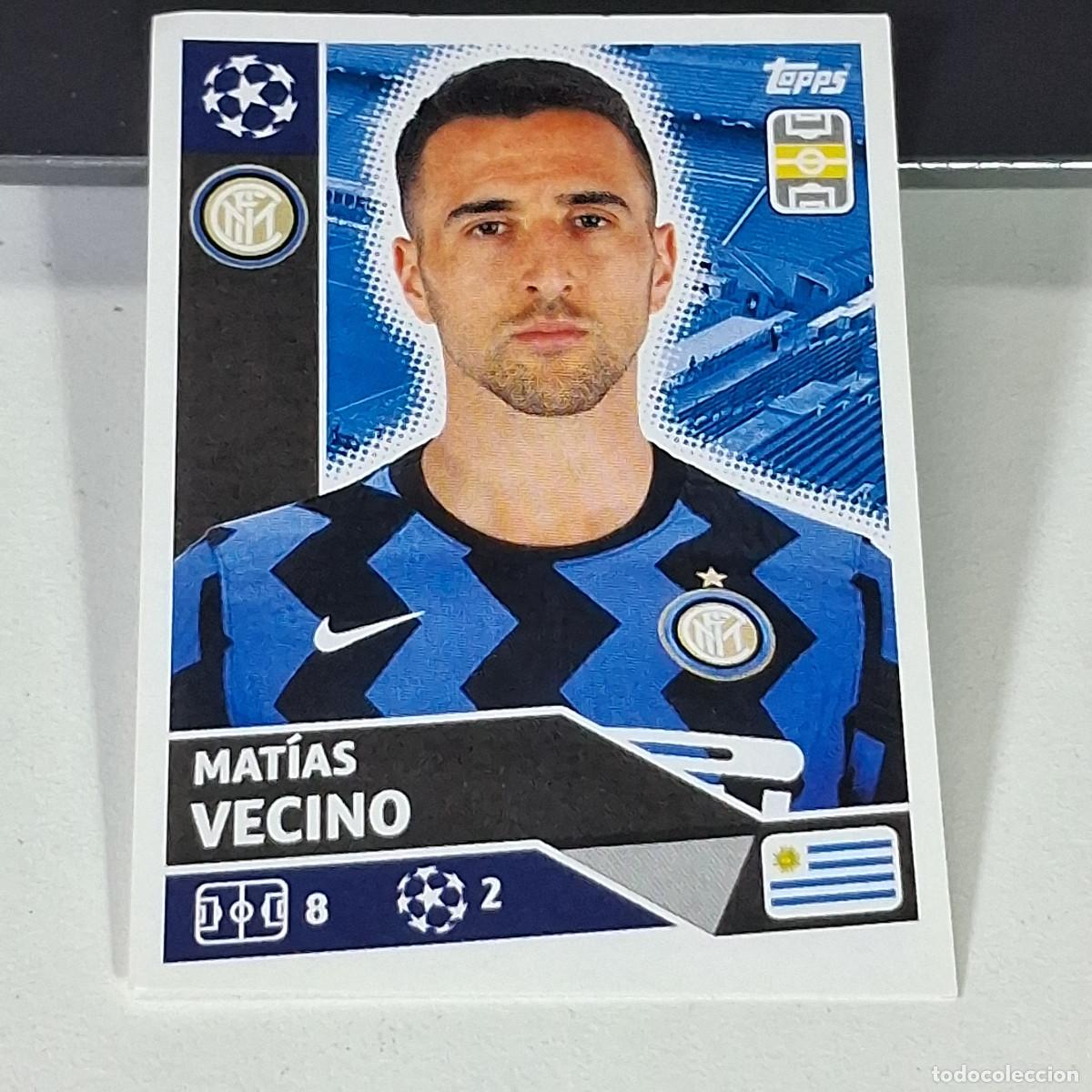 Cromos de f&uacute;tbol: A41 INT11 11 MATIAS VECINO INTERNAZIONALE UEFA CHAMPIONS LEAGUE STICKER 2020 2021 20 21 CROMO TOPPS