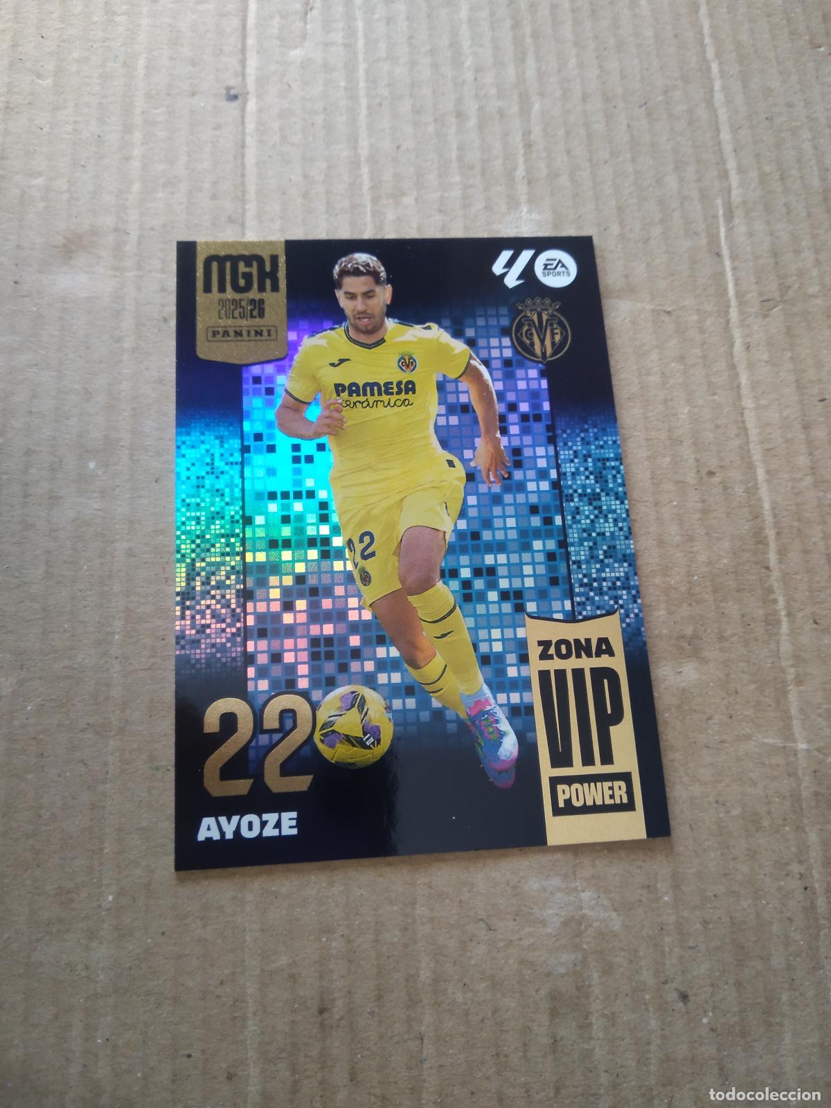Cromos de Futebol: P388 AYOZE VILLARREAL CROMO FUTBOL PANINI LIGA MGKS 25-26 MEGACRACKS 2025-2026