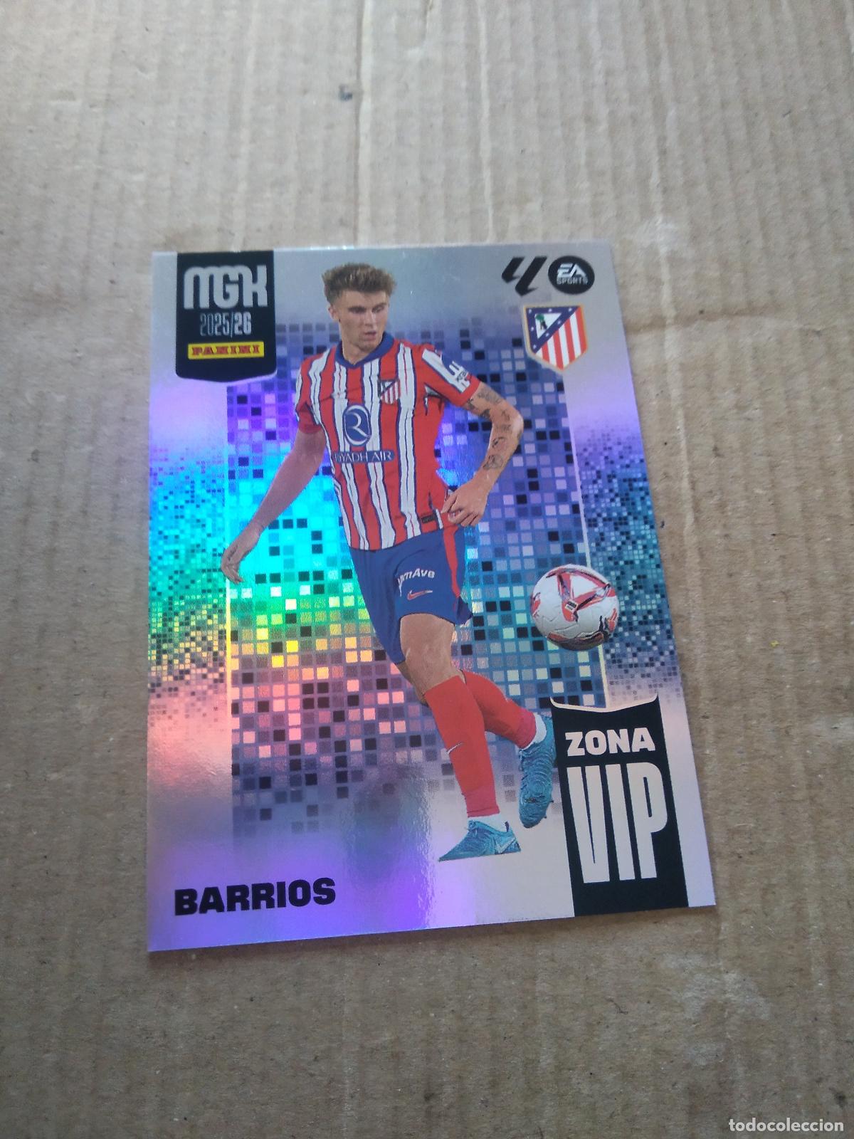 Cromos de f&uacute;tbol: 389 BARRIOS ATLETICO MADRID CROMO FUTBOL PANINI LIGA MGKS 25-26 MEGACRACKS 2025-2026