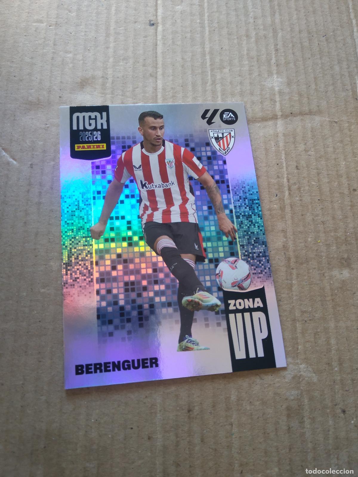 Cromos de f&uacute;tbol: 390 BERENGUER ATHLETIC CLUB BILBAO CROMO FUTBOL PANINI LIGA MGKS 25-26 MEGACRACKS 2025-2026