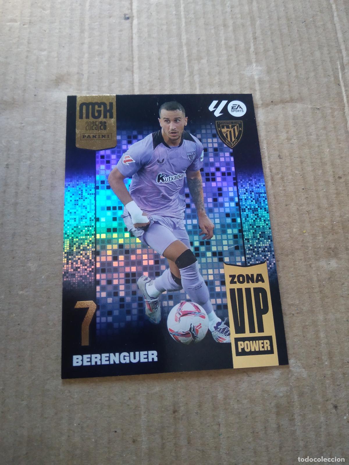Cromos de f&uacute;tbol: P390 BERENGUER ATHLETIC CLUB BILBAO CROMO FUTBOL PANINI LIGA MGKS 25-26 MEGACRACKS 2025-2026