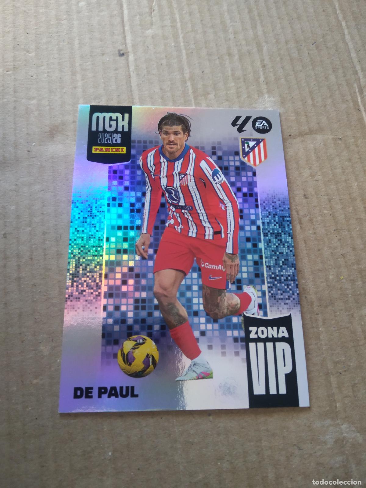 Cromos de f&uacute;tbol: 393 DE PAUL ATLETICO MADRID CROMO FUTBOL PANINI LIGA MGKS 25-26 MEGACRACKS 2025-2026