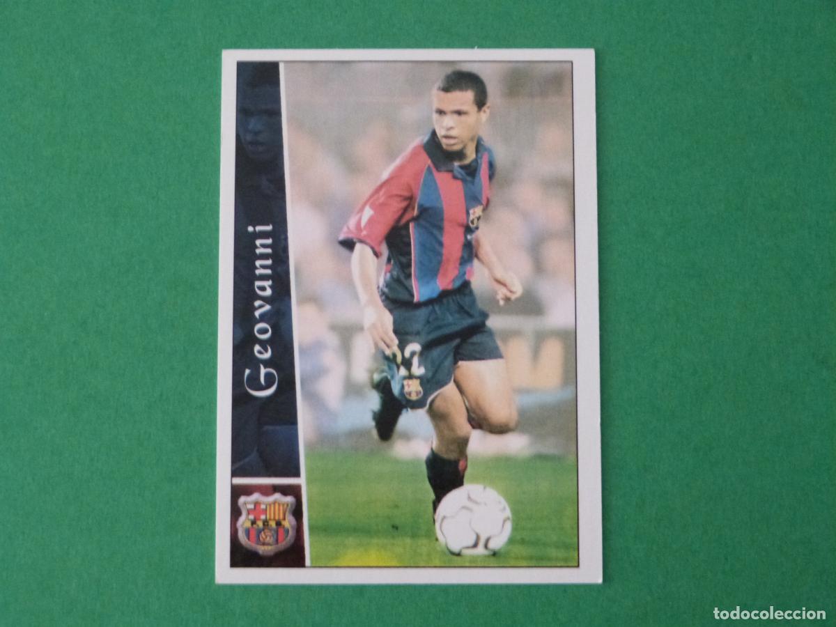 Cromos de f&uacute;tbol: TRADING CARD FUTBOL GEOVANNI F.C. BARCELONA N&ordm; 101 FICHAS LIGA MUNDICROMO 2002-2003/02-03