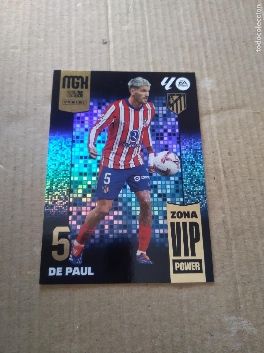 Cromos de f&uacute;tbol: P393 DE PAUL ATLETICO MADRID CROMO FUTBOL PANINI LIGA MGKS 25-26 MEGACRACKS 2025-2026