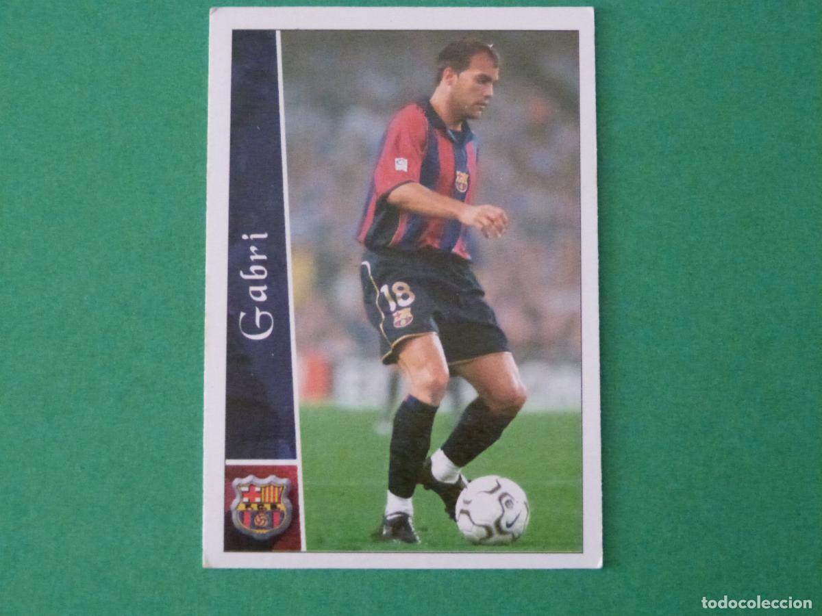 Cromos de f&uacute;tbol: TRADING CARD FUTBOL GABRI F.C. BARCELONA N&ordm; 97 FICHAS LIGA MUNDICROMO 2002-2003/02-03