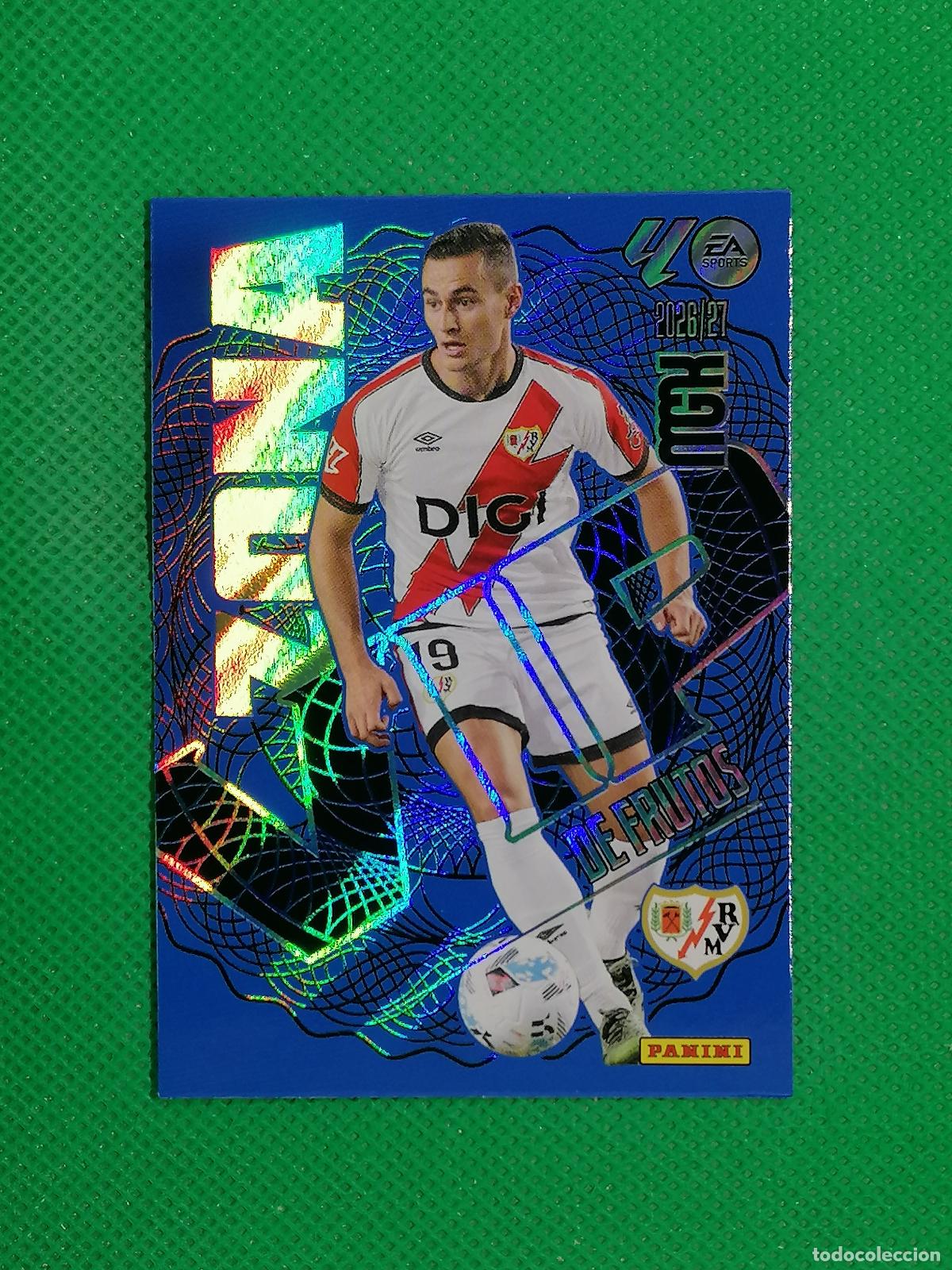 Cromos de f&uacute;tbol: 392 DE FRUTOS RAYO VALLECANO ZONA VIP ⚽ MEGACRACKS LIGA 2026 2027 26 27 ⚽