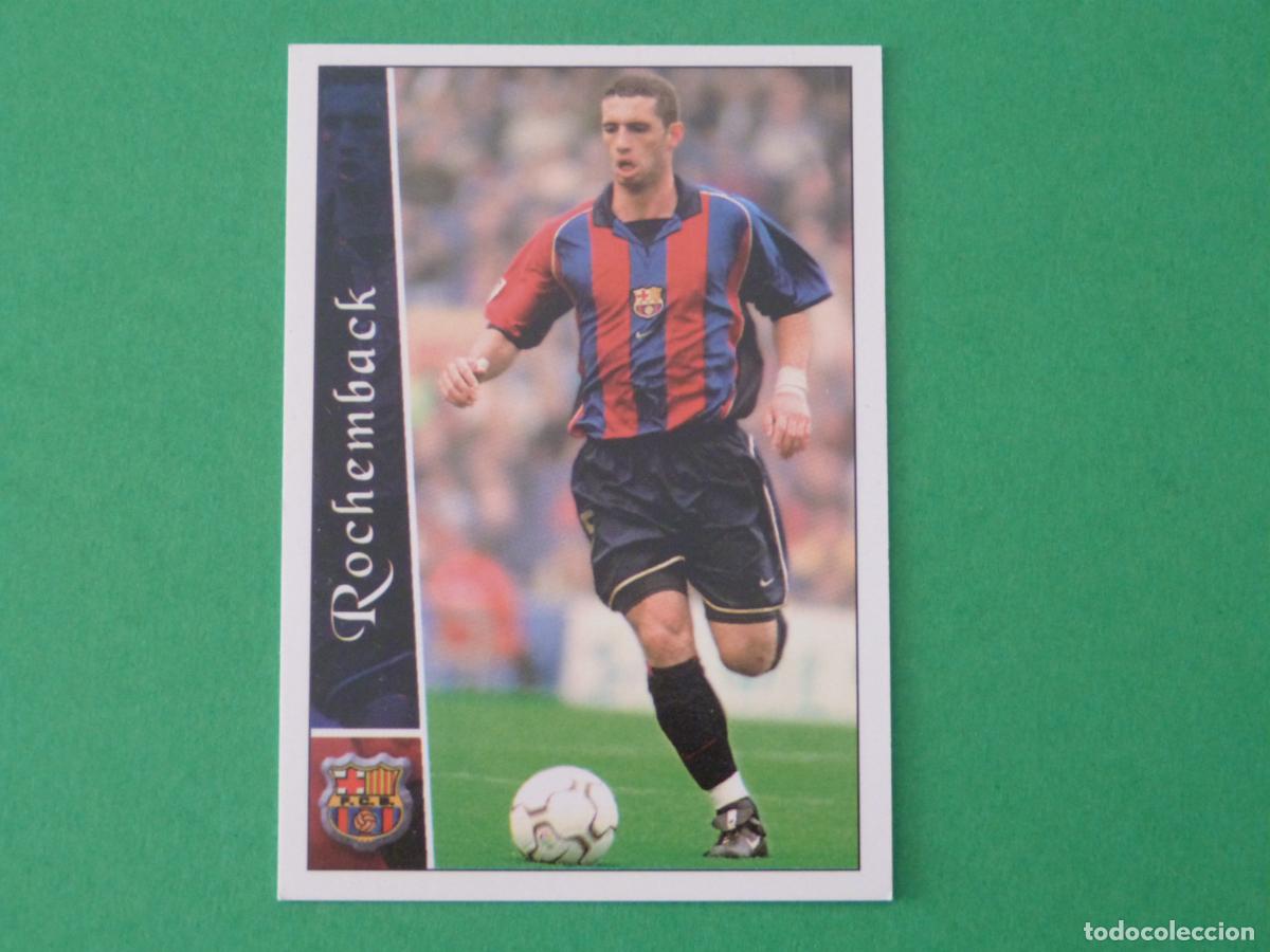 Cromos de f&uacute;tbol: TRADING CARD FUTBOL ROCHEMBACK F.C. BARCELONA N&ordm; 93 FICHAS LIGA MUNDICROMO 2002-2003/02-03