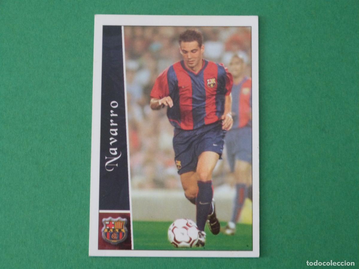 Cromos de f&uacute;tbol: TRADING CARD FUTBOL NAVARRO F.C. BARCELONA N&ordm; 91 FICHAS LIGA MUNDICROMO 2002-2003/02-03